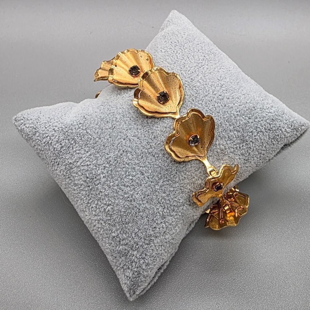 Vintage Bugbee & Niles Rhinestone Bracelet - Picture 4 of 6